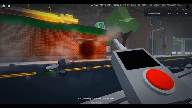 CАМАЯ РЕАЛИСТИЧНАЯ ИГРА ПРО РАЗРУШЕНИЯ в ROBLOX!!! смотреть онлайн