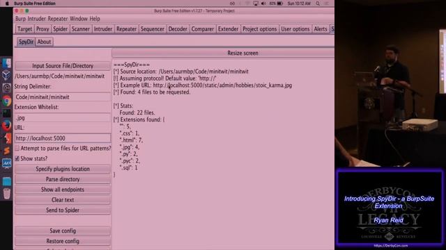 S34 Introducing SpyDir A BurpSuite Extension Ryan Reid