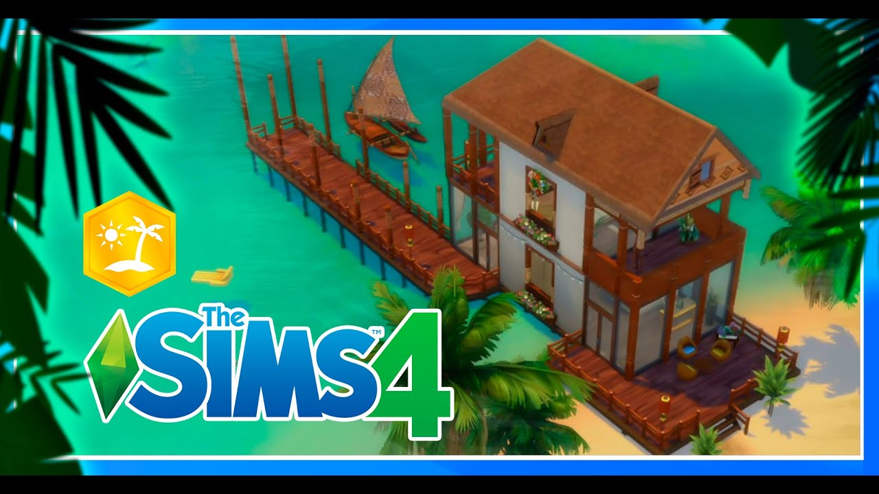 Пляжный дом?│Строительство│Beach House│SpeedBuild│[The Sims 4]