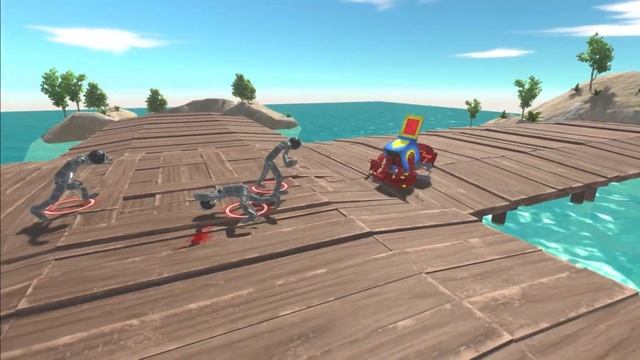 Doors Seek VS Poppy Playtime Boxy Boo in Minecraft, ARBS, Garry's Mod, People Playground смотреть онлайн