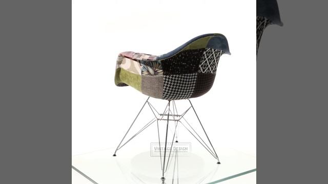 Стул Eames DAR Patchwork смотреть онлайн