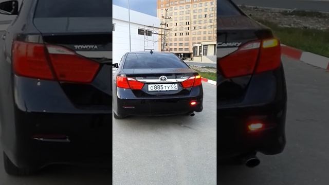 LED катафоты в задний бампер Camry V50 смотреть онлайн