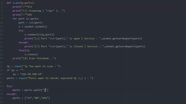 25-التدريب الثاني [ Port scanner & lan scanner ] - دورة أساسيات بايثون وإستخدامها في إختبار الإخترا смотреть онлайн