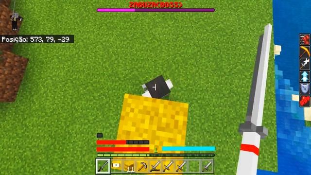 Minecraft PE - NARUTO STORM GUERRA #1 - NARUTO BÁRION VS RINNE SHARINGAN NA NOVA SÉRIE DE NARUTO!!