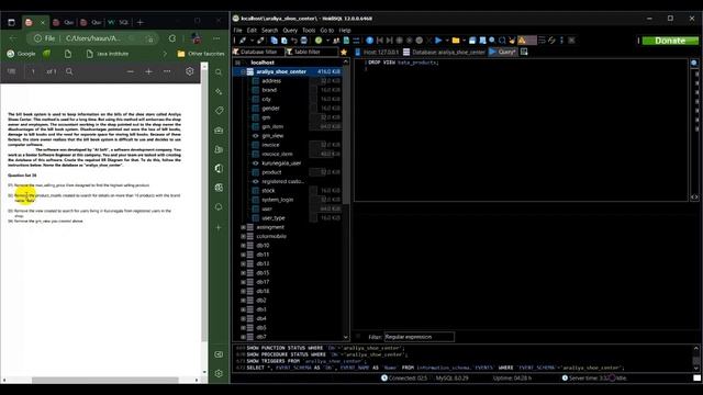 Create a query to remove a pre-created SQL View. смотреть онлайн