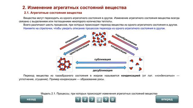 8 кл. Агрегатные состояния вещества смотреть онлайн