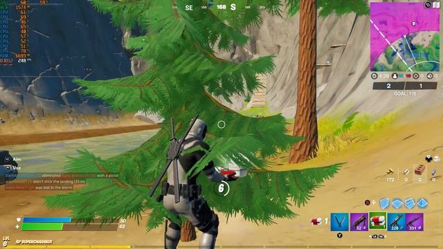 Fortnite C2S5 on Core i3-10100 3.6GHz RX 5600XT 1080p Low DX12 смотреть онлайн