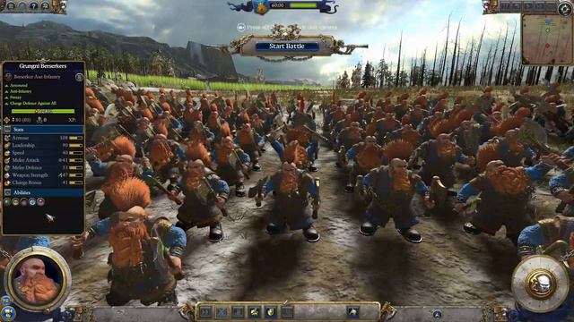 Total War Warhammer 3 Immortal Empires (Radious Mod) Dwarfs смотреть онлайн