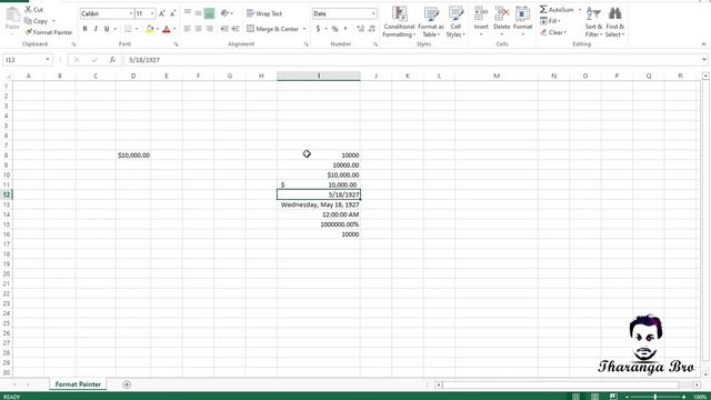 How to use Format Painter in Excel | Excel for beginners | Microsoft excel tutorial 2021 Sinhala смотреть онлайн