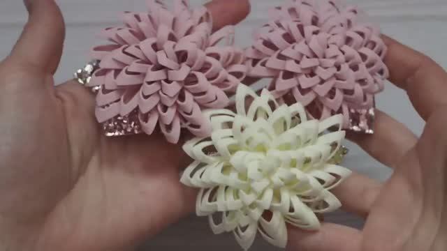 Вы только ПОСМОТРИТЕ какие интересные Зефир получились из фоамиран 🥰🥰🥰 оригами