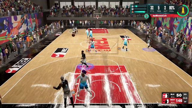 NBA 2K23 My Career - Moses 150 Points Won By 100! 98 OVR! EP 87 смотреть онлайн