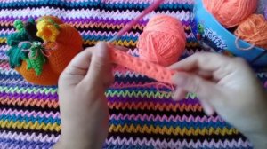 узор для пледа из остатков пряжи