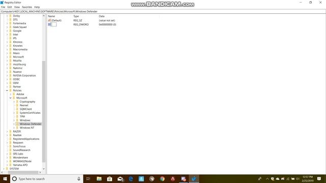 How To Permanently Disable Windows Defender | Registry Editor [Windows 10] смотреть онлайн