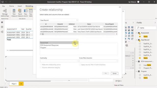 Power BI-3 - Salesforce - Manage Relationship Links смотреть онлайн