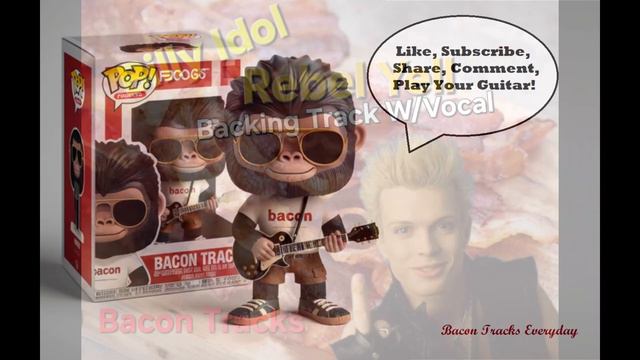 Rebel Yell By Billy Idol - Backing Track With Vocals - To Study For Free смотреть онлайн