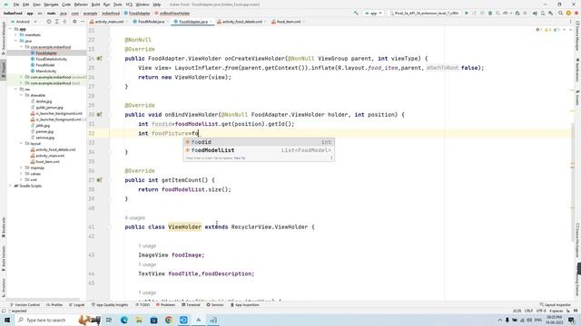Android Project : Food Recipe App Development in Android Studio using Java 2023 | Part 2 | edutika смотреть онлайн