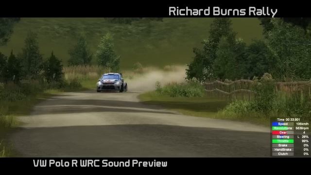RBR - VW Polo R WRC Sound Preview смотреть онлайн