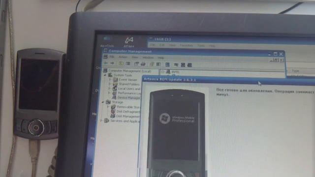 htc arte110 Заливаем модифицированую прошывку. смотреть онлайн