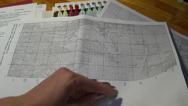 Вышивка крестом: обзор набора Золотое руно "Лебединое озеро" смотреть онлайн