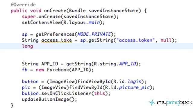 Facebook SDK for Android 5 Automatic Login via SharedPreferences смотреть онлайн