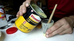 Работа с берестой. Клеим Моментом.