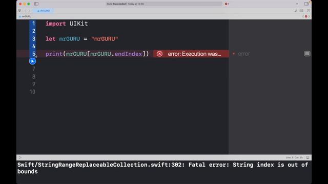 How to get the last character of a String in Swift / mrGURU смотреть онлайн