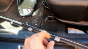 Чистка уплотнителей стекол (бархоток) kia ceed jd