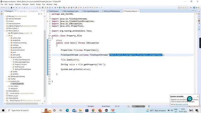 How To Use Property File In Java/Selenium смотреть онлайн