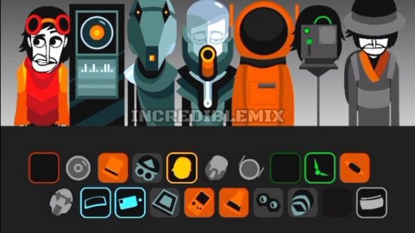 Incredibox Mod Steel Orange Dystopia ( Sepbox X Colorbox X Incredibox )