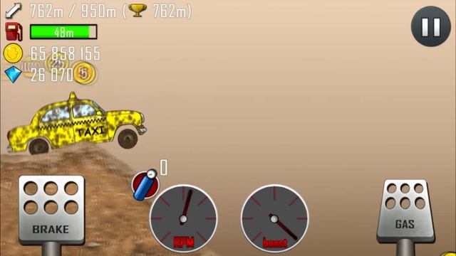 Hill Climb Racing - TAXI GamePlay смотреть онлайн