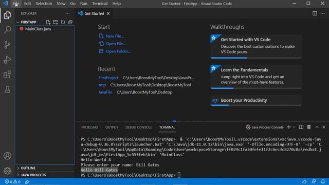 Create Your First Java Project using Visual Studio Code 2021 and Java JDK 17 смотреть онлайн