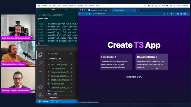 create-t3-app with Christopher Ehrlich смотреть онлайн