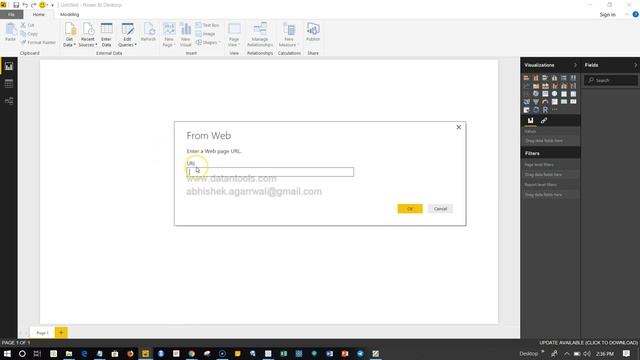Connect to a web data source in Power BI | Get started with Power BI Desktop смотреть онлайн