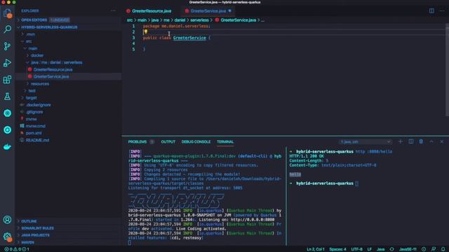 Hybrid Serverless Development using Quarkus смотреть онлайн