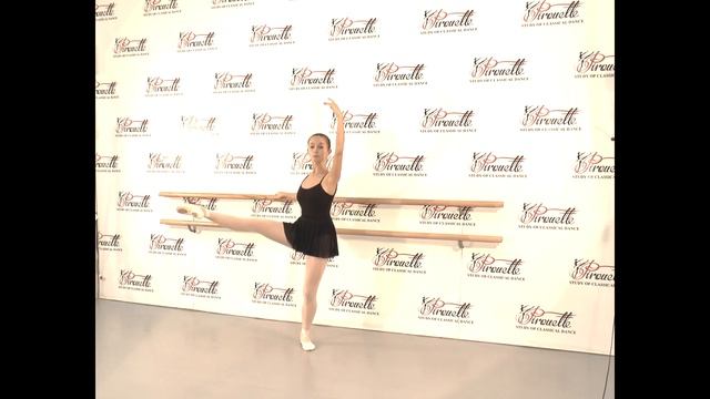 "PIROUETTE" 14.14.03 Fouetté поворот через passe на 90% от палки, из позы в позу смотреть онлайн