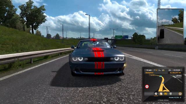 ETS2 1.35 Mods |Car Mod| - A Good Custom of Dodge Challenger Mod смотреть онлайн
