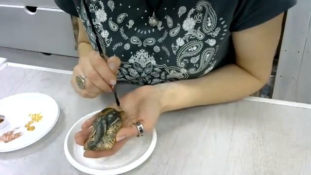 Мила Зверева.Колерование металлами