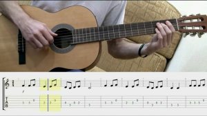 "Сеяли девушки яровой хмель" - русская народная песня (guitar lesson + TAB)