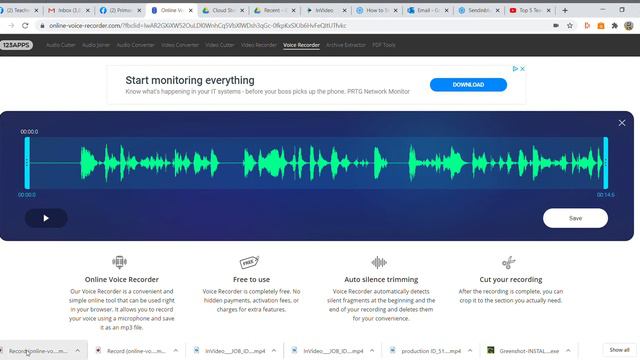 Online Voice Recorder Record Voice from the Microphone Google Chrome 2020 09 26 07 31 17 смотреть онлайн