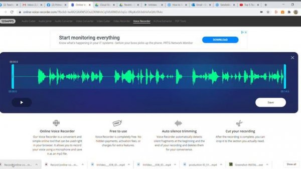 Online Voice Recorder Record Voice from the Microphone Google Chrome 2020 09 26 07 31 17