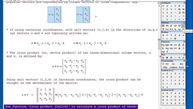 3.2 SMath Studio Panels: Matrices смотреть онлайн