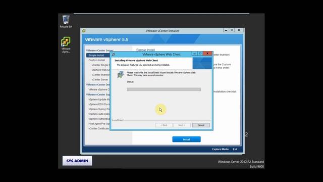 Install VMware VSphere Client And Vmware VCenter (Version 5.5)