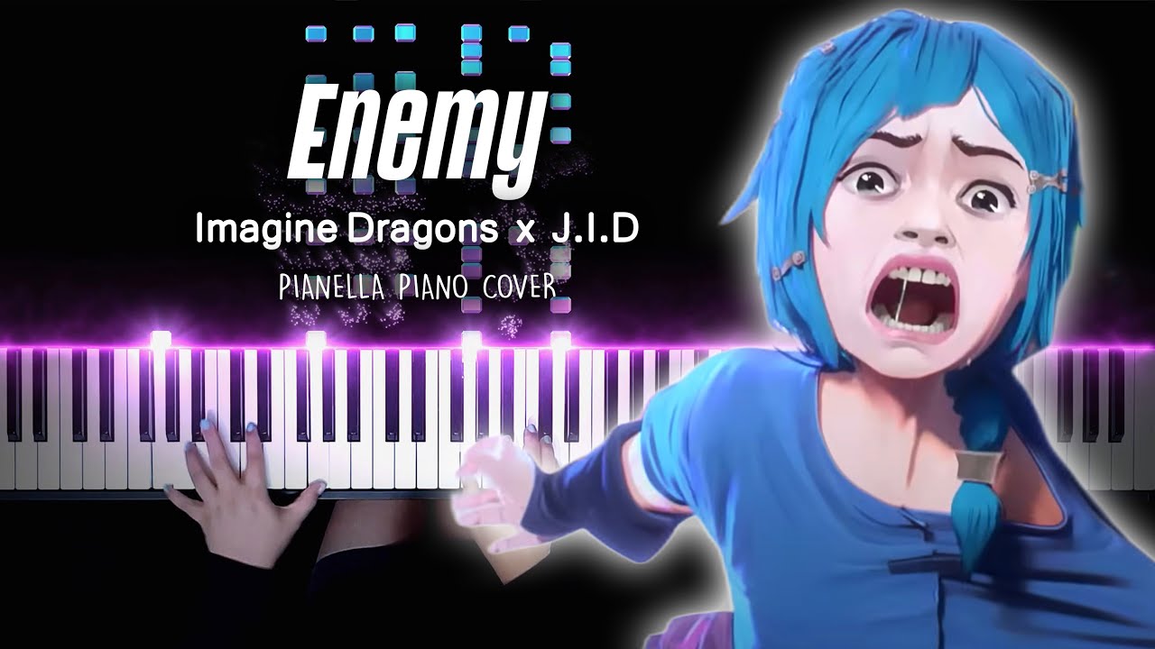 Imagine Dragons x J.I.D - Enemy (Arcane League of Legends) - Piano Cover by Pianella Piano смотреть онлайн