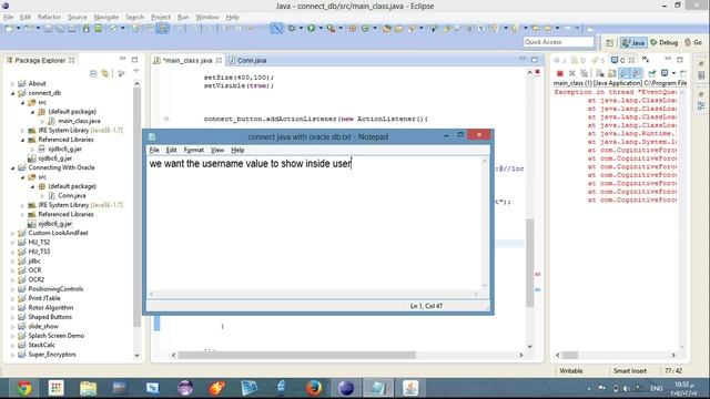 connect java with Oracle 11g last part смотреть онлайн