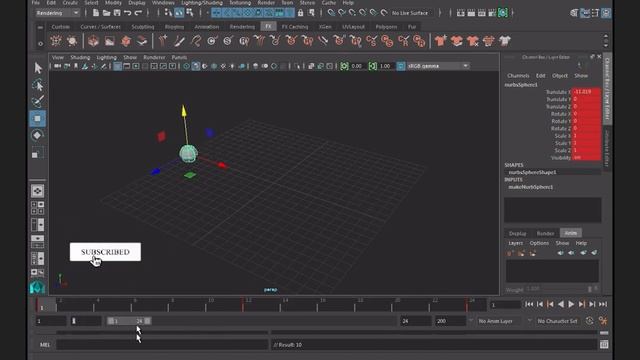 Вводный курс по Autodesk Maya - TimeSlider, RangeSlider, TransportControls смотреть онлайн