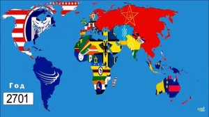 Карта Мира Будущего 2018-5800 года