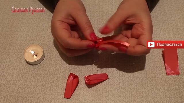 Цветок канзаши - Пышный бант смотреть онлайн