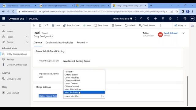 Webinar: Detect, Prevent, and Merge Duplicate Dynamics 365 CRM Records with DeDupeD! смотреть онлайн