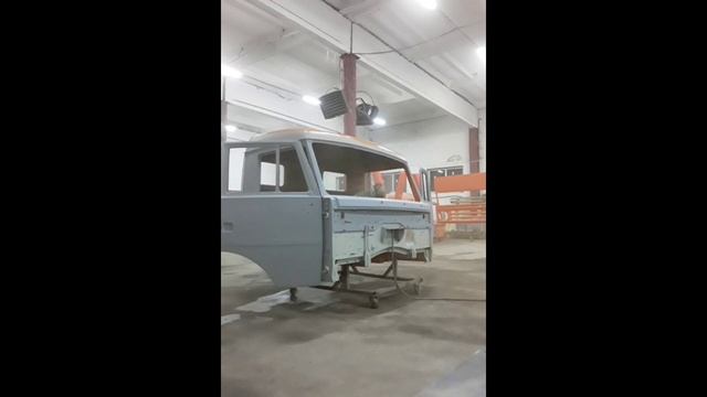 грунтовка и покраска кабины камаз