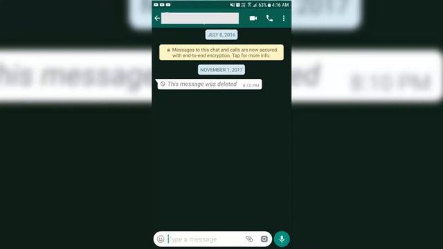 HOW TO DELETE WHATSAPP MESSAGE FOR EVERYONE IN ANDROID/IOS/WINDOW? смотреть онлайн